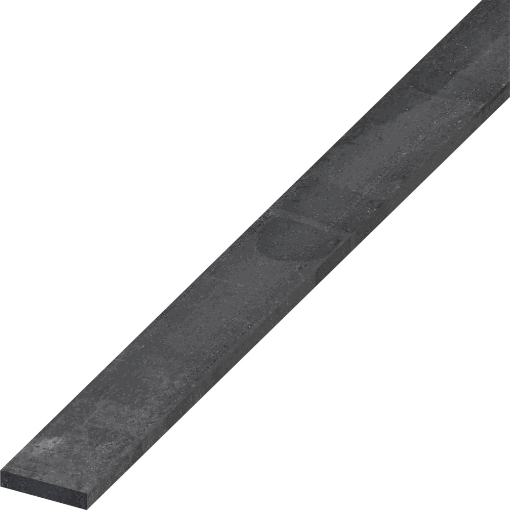 Flachstange Stahl warmgewalzt 1000 x 14 x 5 mm stahlgrau