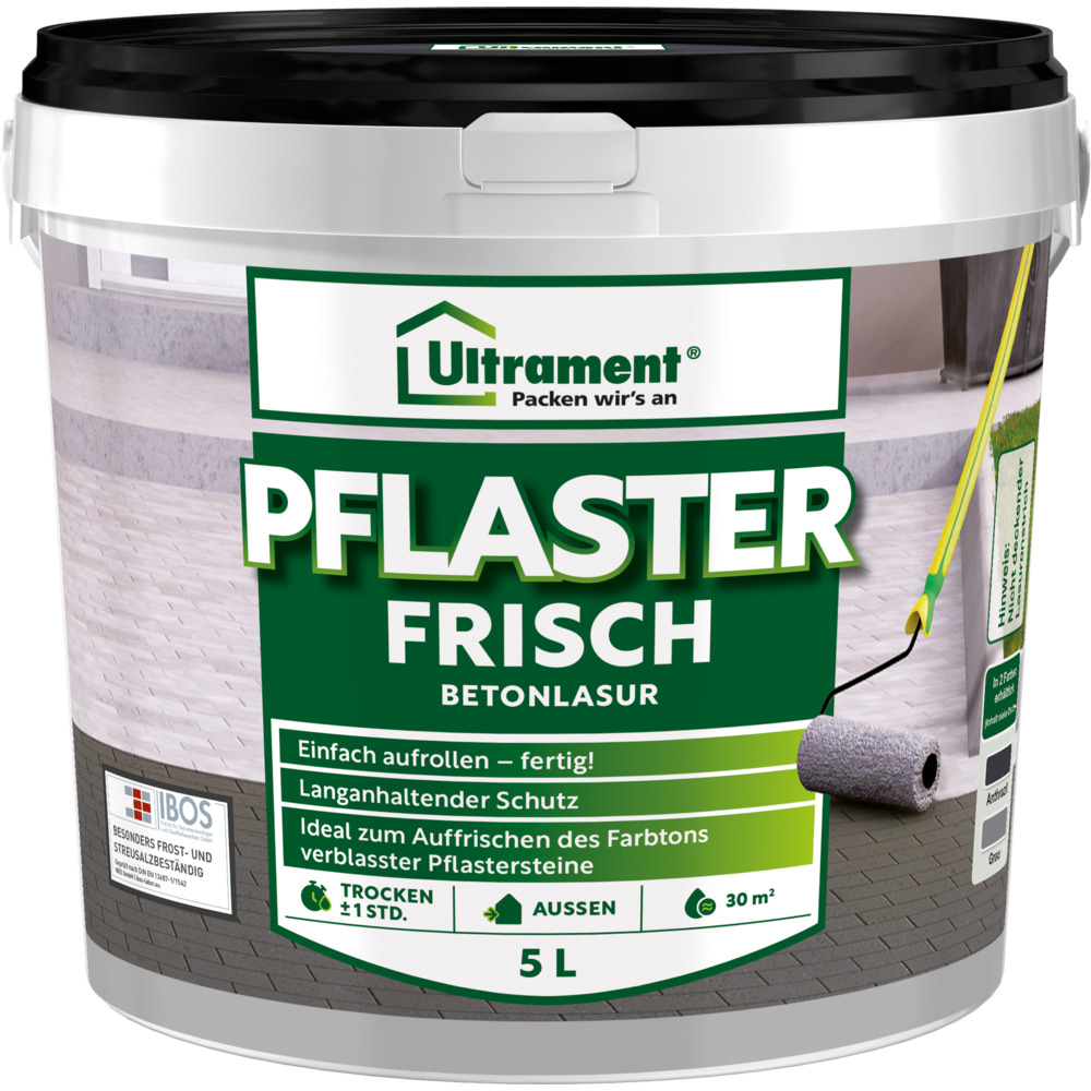 Ultrament Pflaster Frisch 5 Liter in Grau