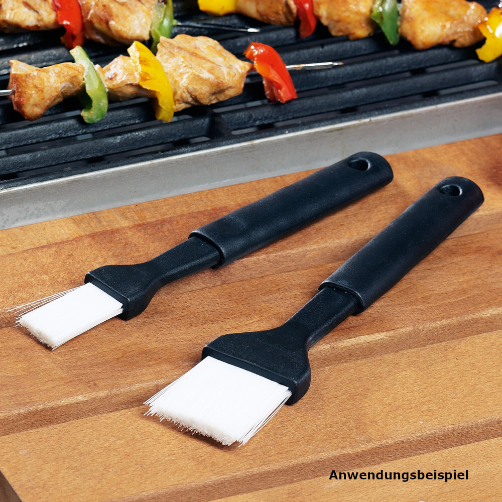 BBQ Grillpinsel-Set 2-teilig, Kunststoff, 19 und 21 cm - B-Ware image number 2
