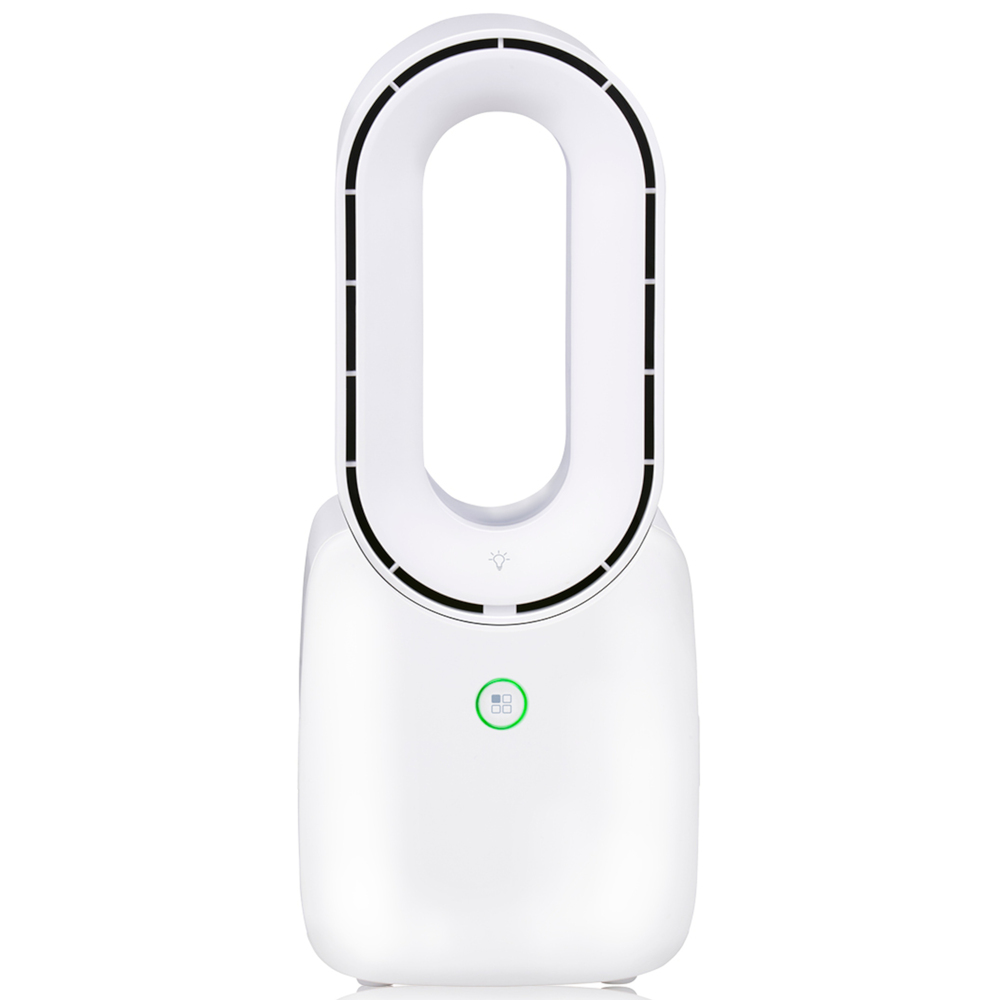 Fl&uuml;gelloser USB-Tischventilator wei&szlig;