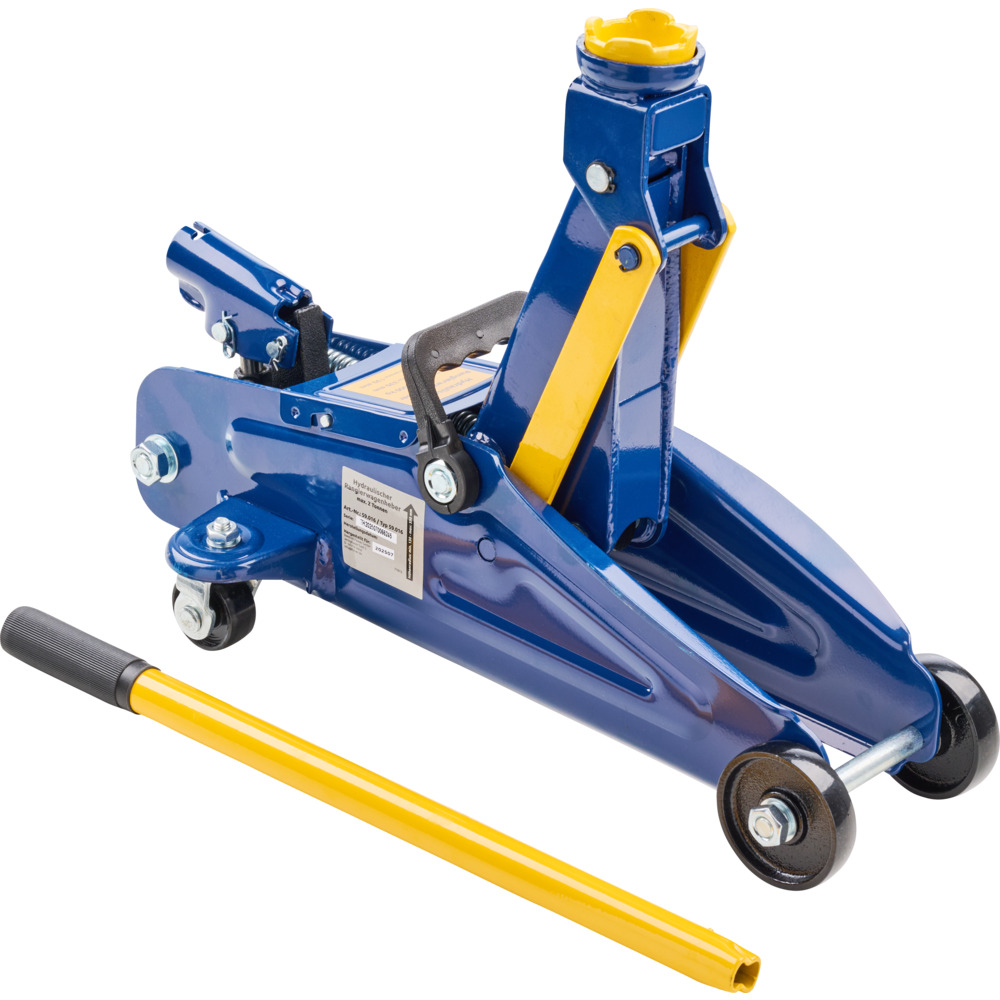 hydraulischer Rangierwagenheber 2 t, blau-gelb image number 1