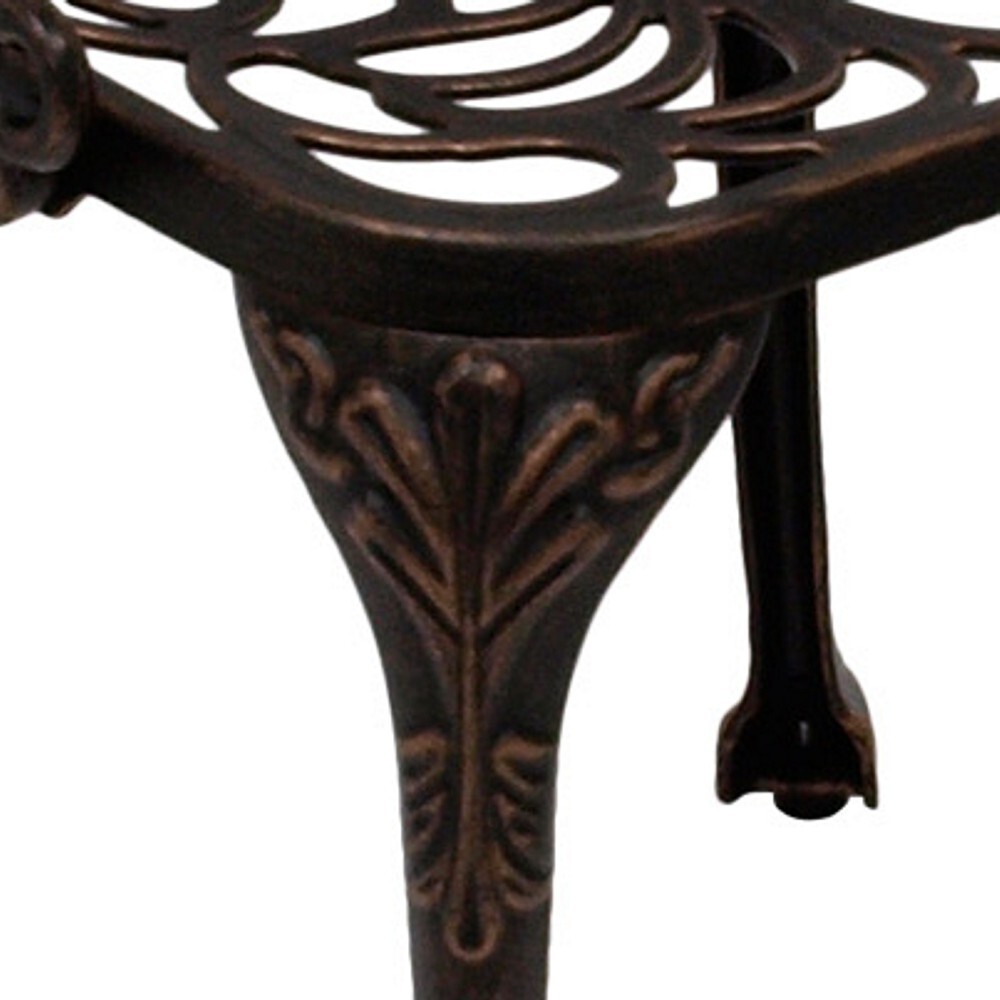 Gartensitzgruppe Jugendstil 5-teilig, Aluguss, Bronze-antik image number 3
