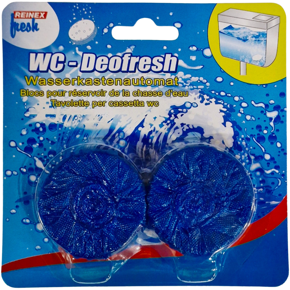 Reinex WC Deofresh f&uuml;r Wasserkasten 2 St&uuml;ck in Blau