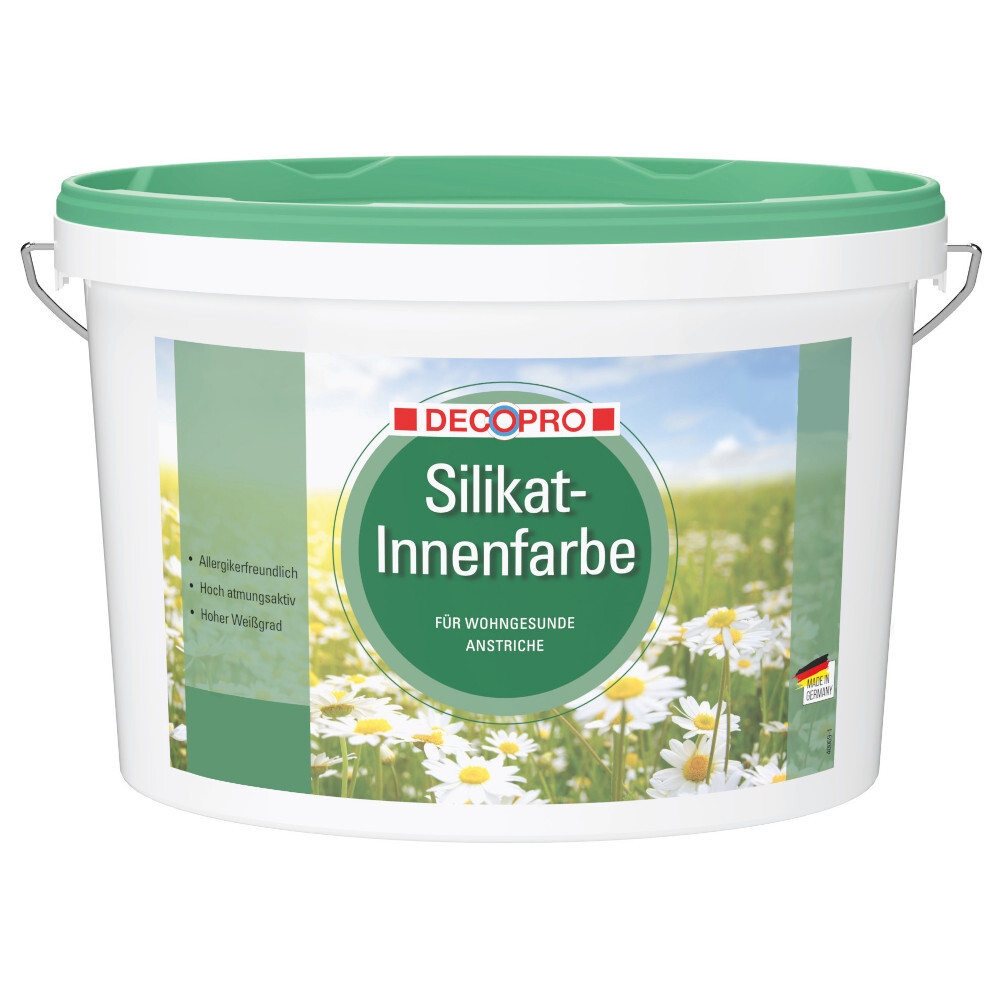 DecoPro Silikat-Innenfarbe 10 Liter in Wei&szlig;
