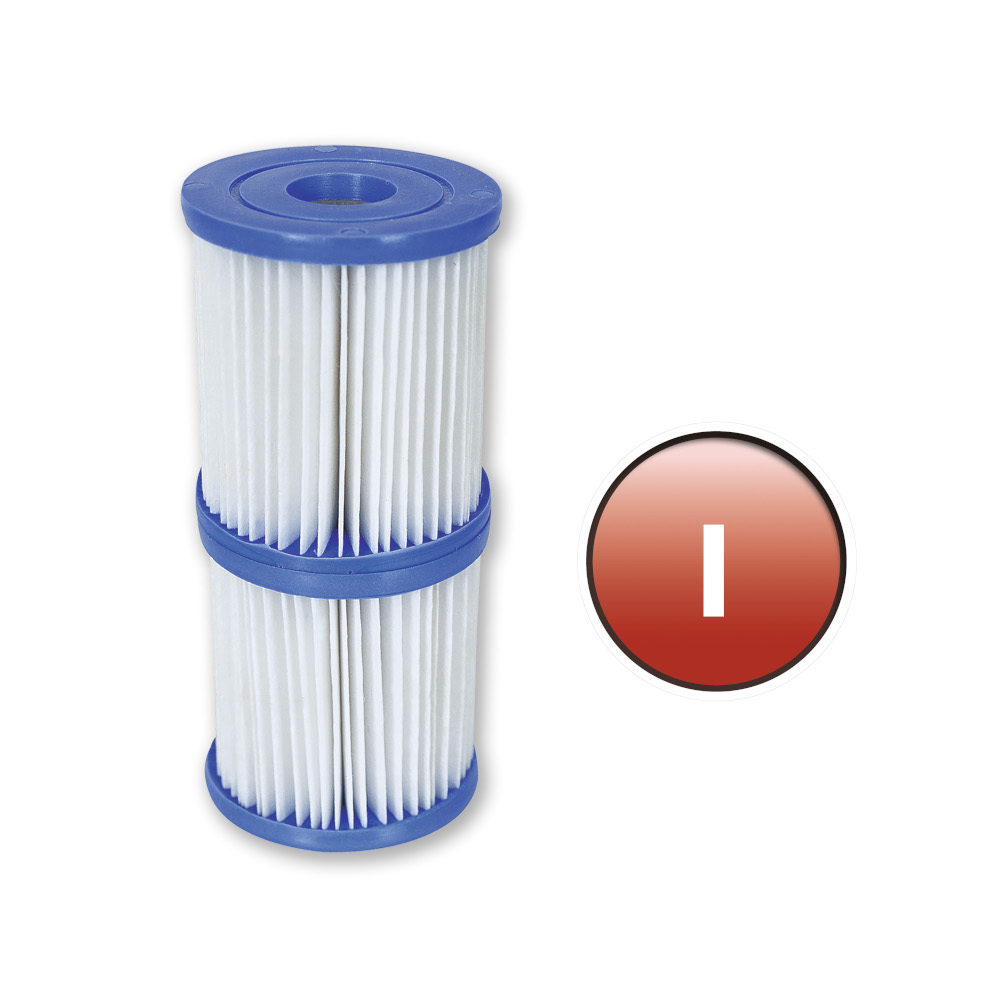 Bestway&reg; Filterkartusche Gr. I Doppelpack 8 x 9 cm - B-Ware image number 0