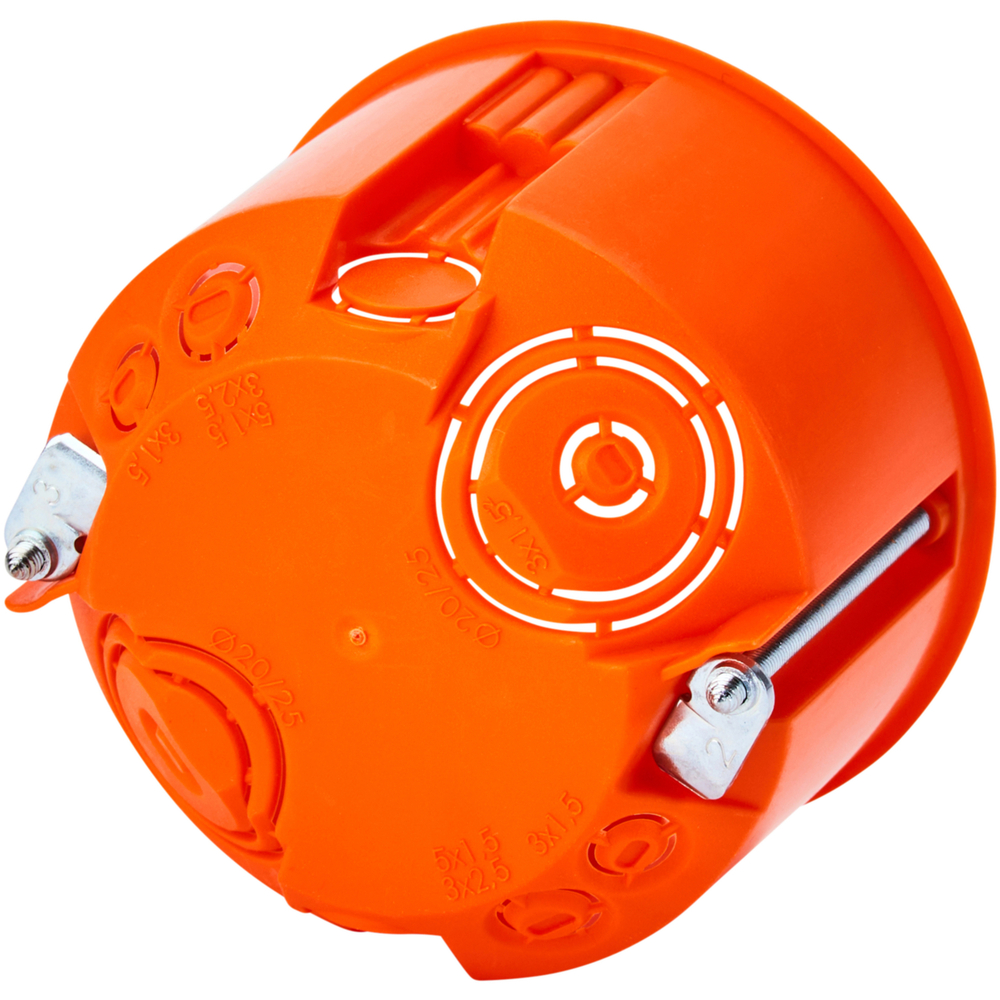 Hohlwand-Schalterdose &Oslash; 68 mm x T 47 mm orange image number 1