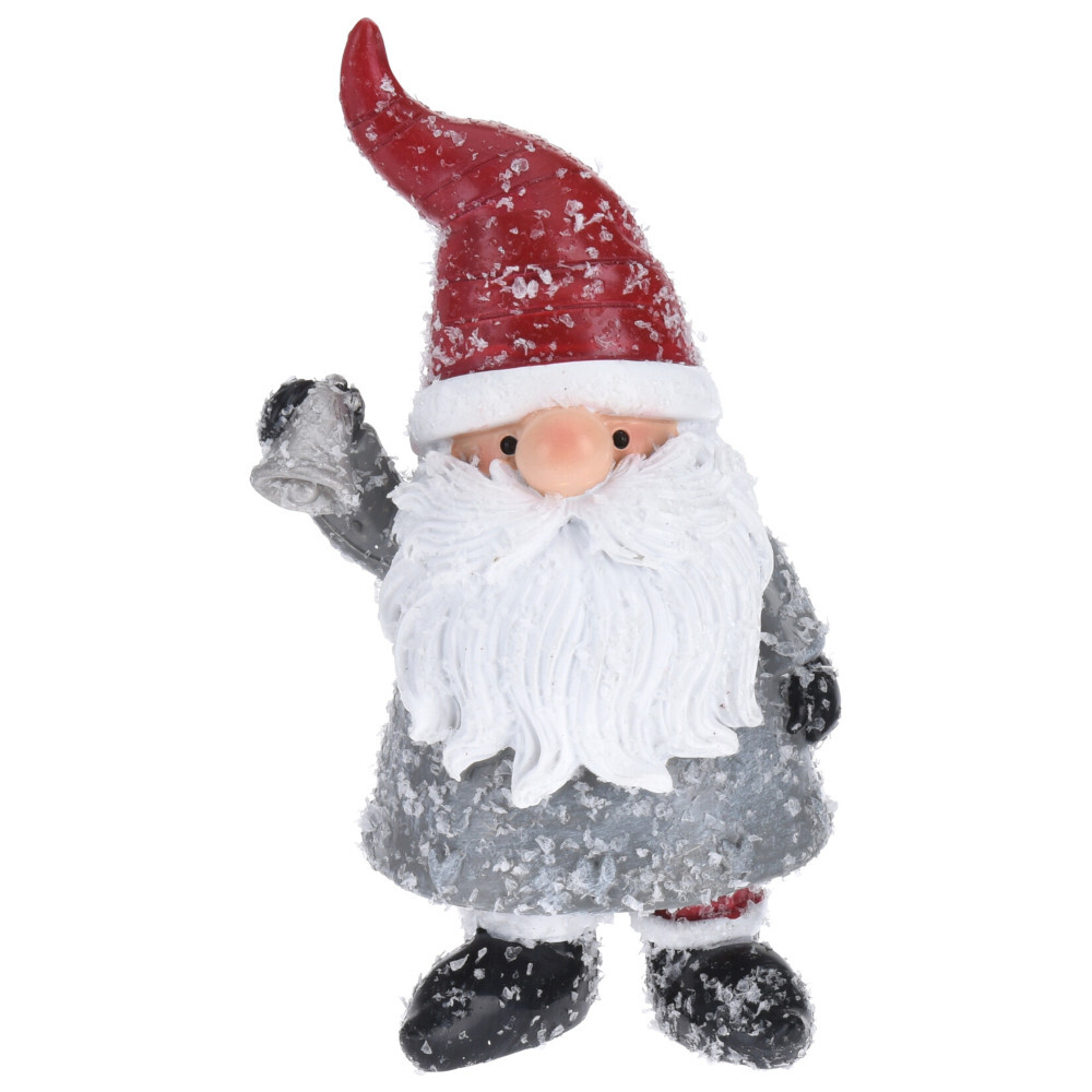 Dekofigur Weihnachtsmann 12 cm beflockt in verschiedenen Ausf&uuml;hrungen image number 1