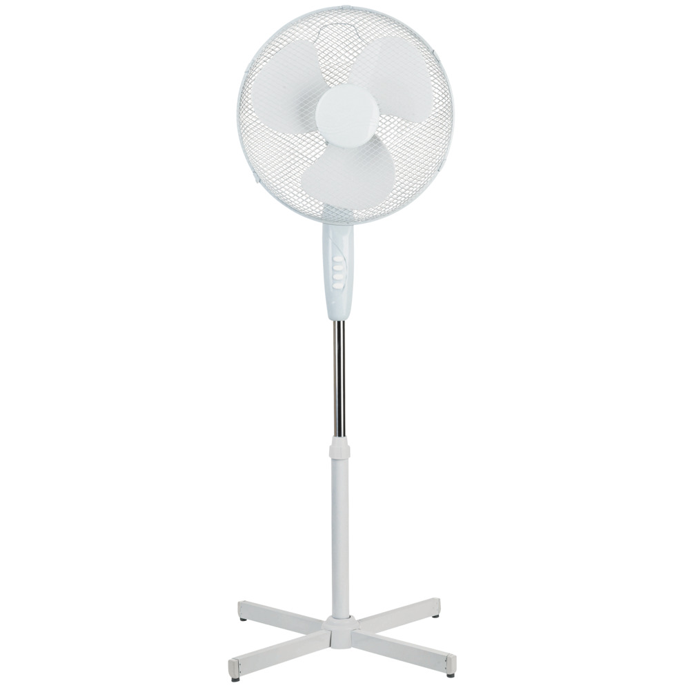 Standventilator &Oslash; 40 cm 45 W wei&szlig; mit 3 Geschwindigkeitsstufen