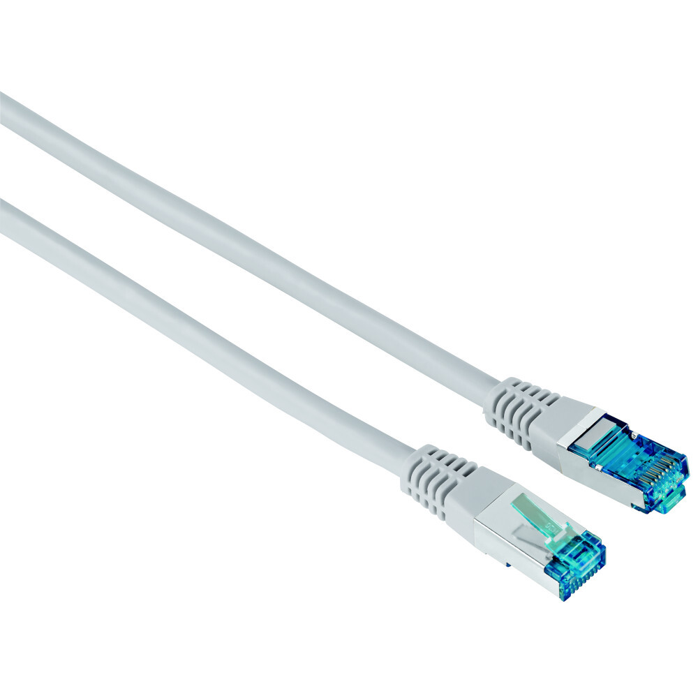 hama&reg; CAT-6 Netzwerkkabel 5 m, geschirmt in Grau