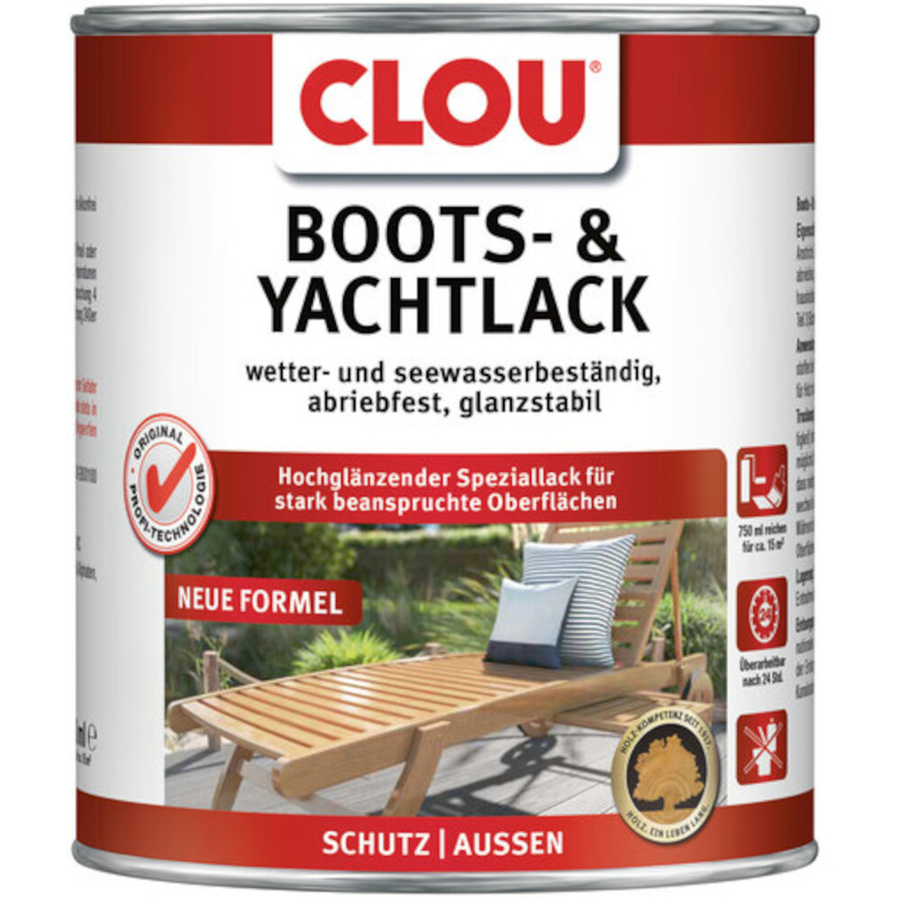 Boots- & Yachtlack farblos hochgl&auml;nzend 750 ml