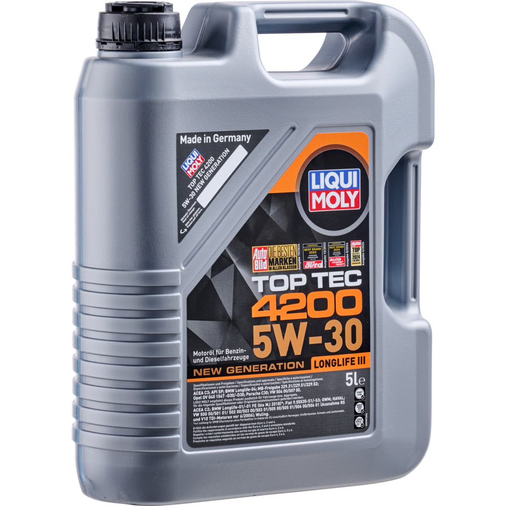 LIQUI MOLY Motor&ouml;l 5 Liter Top Tec 4200 5W-30