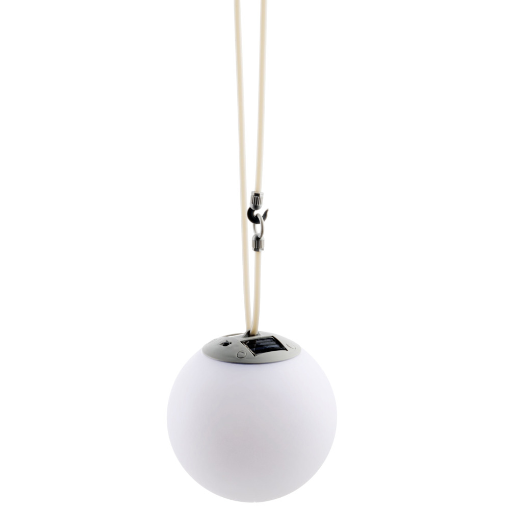 Solar-Kugelleuchte &Oslash; 20 cm aus Kunststoff