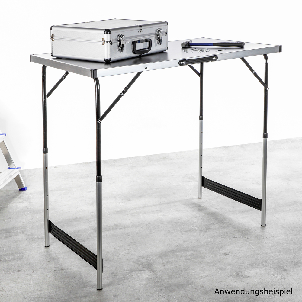 Universal Klapptisch Aluminium 4fach h&ouml;henverstellbar image number 9