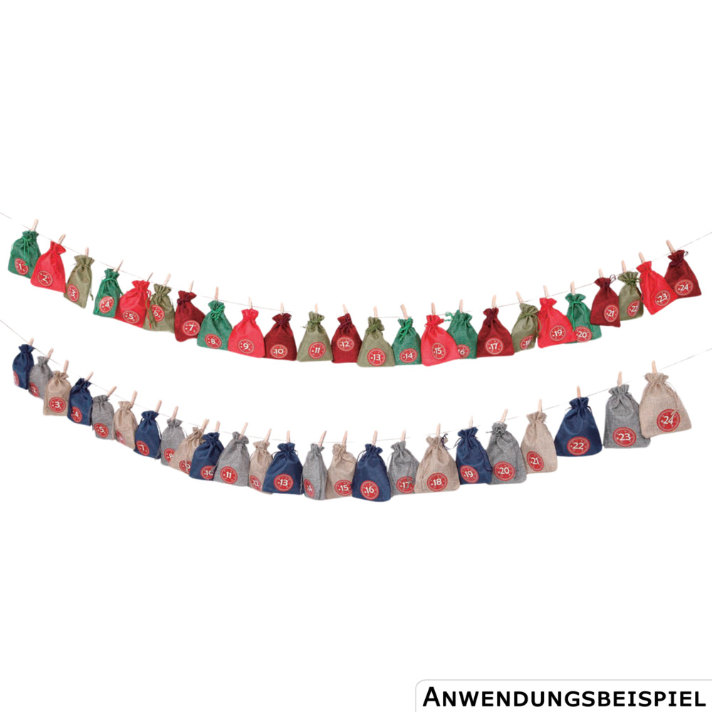 Adventskalender mit S&auml;ckchen zum Bef&uuml;llen image number 1