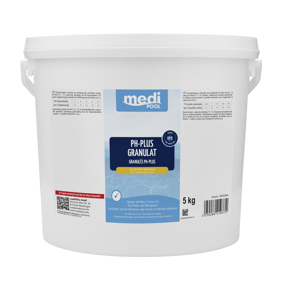 pH-Plus-Granulat 5 kg Pool-Pflege