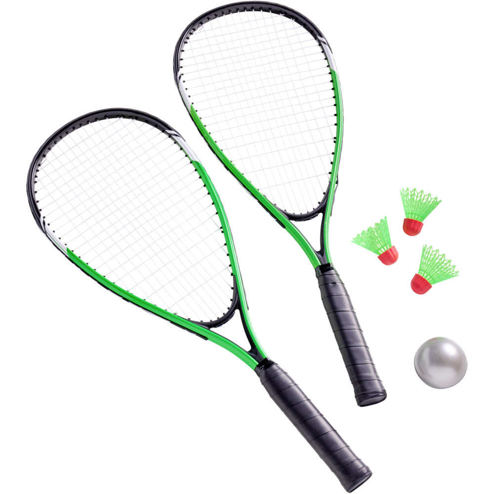 Badminton-Set 7-teilig Gr&uuml;n - B-Ware image number 0
