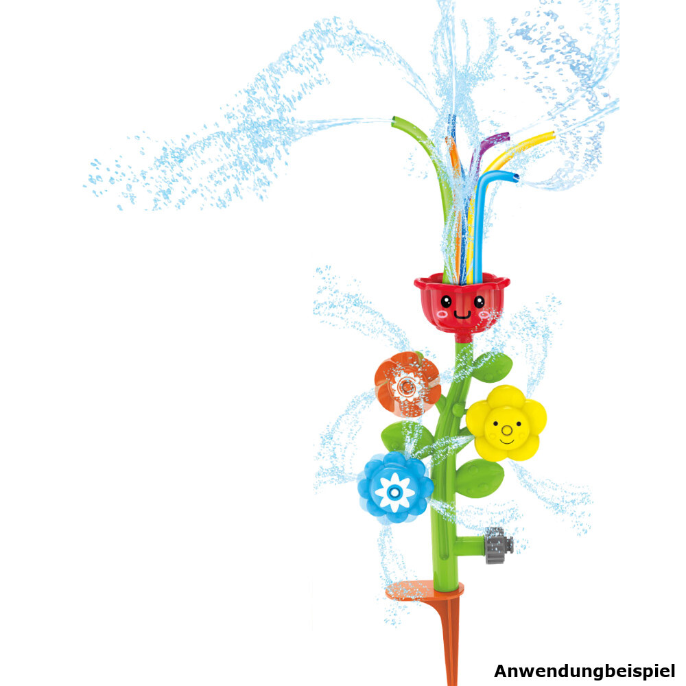 Wassersprinkler Blumen f&uuml;r Kinder
