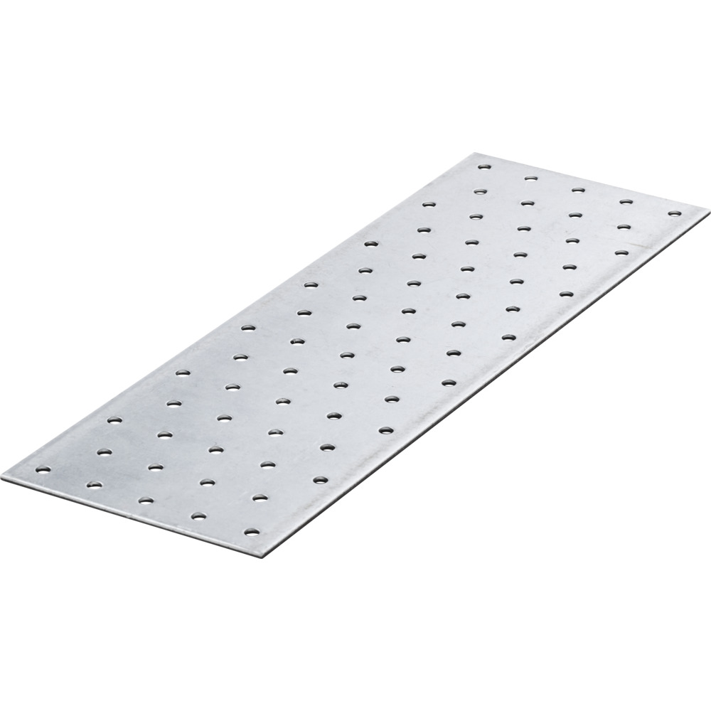 Lochplatten 100 x 300 mm aus verzinktem Stahl
