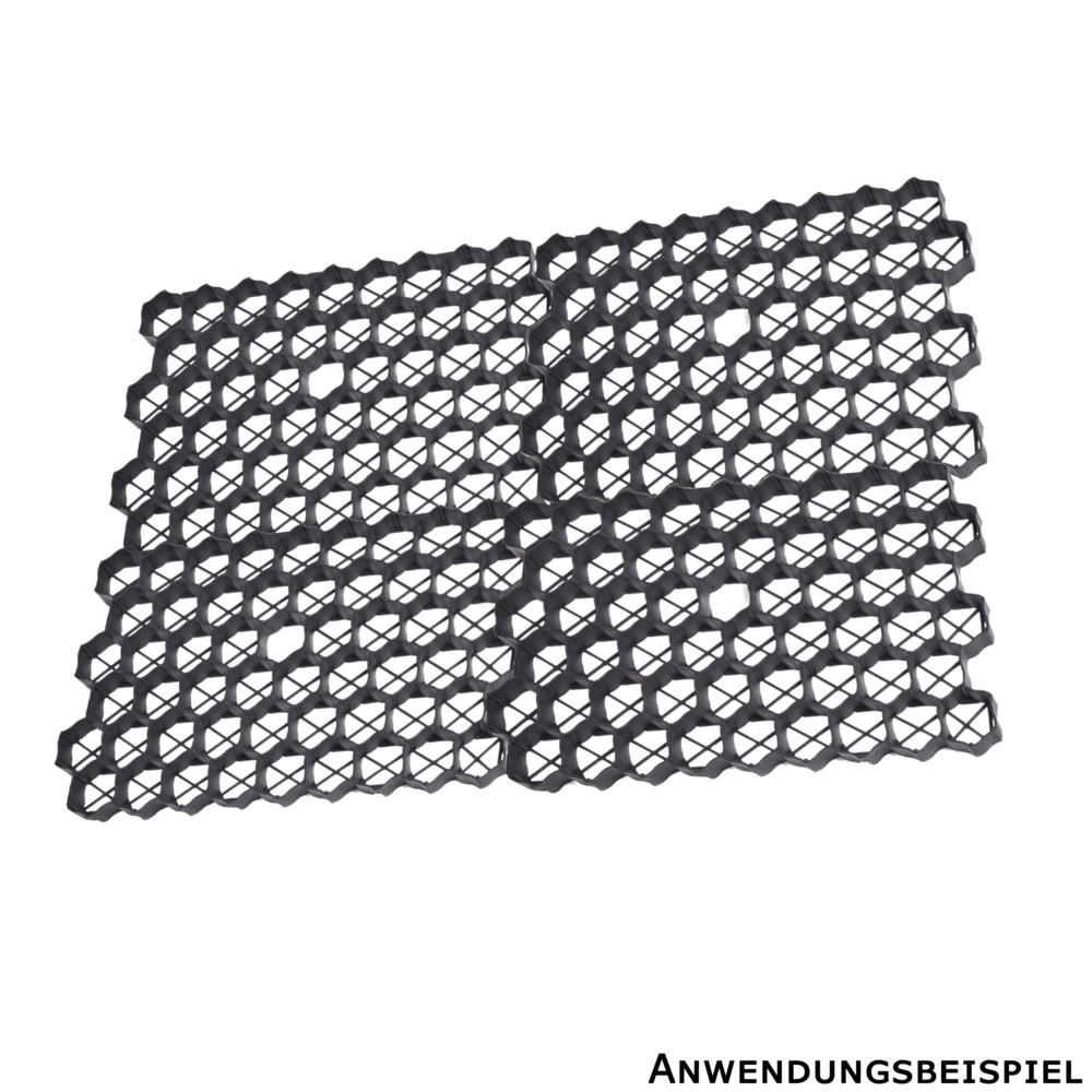 26x Rasengitter 59 x 39,5 x 3 cm Kunststoff schwarz image number 3