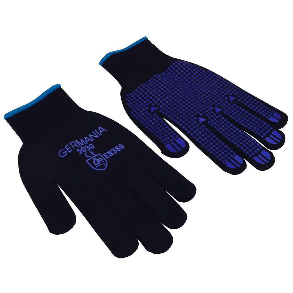 GERMANIA&reg; Arbeitshandschuhe Gr&ouml;&szlig;e 9 mit PVC-Noppen