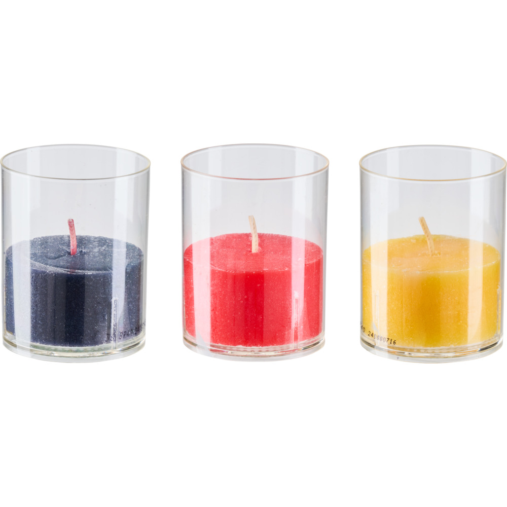Mini Windlicht-Kerze "Germany" 3er-Pack