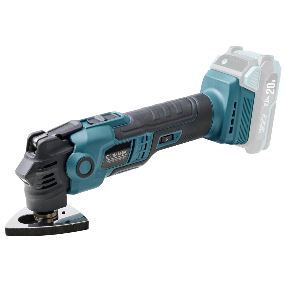 GERMANIA&reg; Plattform 2.0 Akku-Multitool 20 V mit Aufs&auml;tzen image number 3