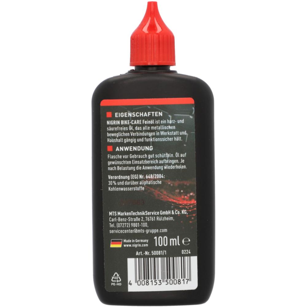 Nigrin Feinmechanik &Ouml;l 100 ml image number 1