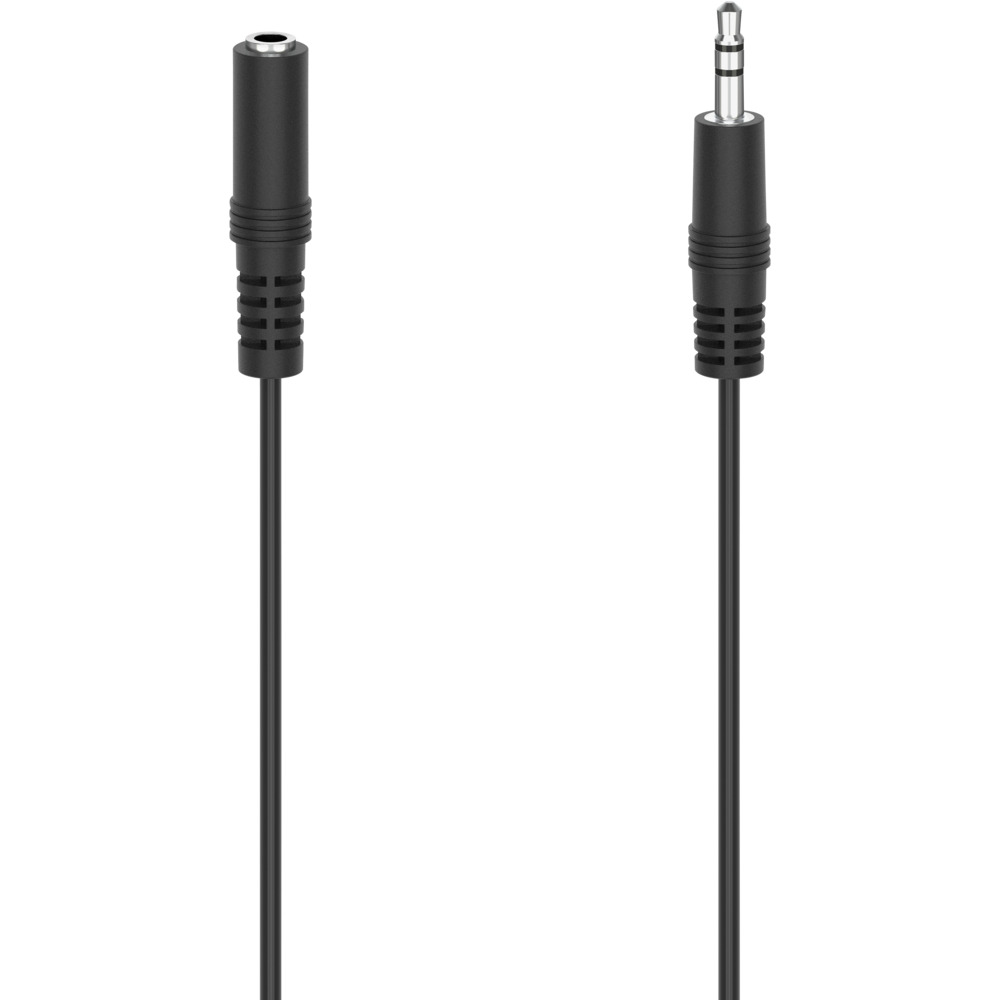 Audio-Kabel 3,5-mm-Klinken-Verl&auml;ngerung 2,5m, schwarz