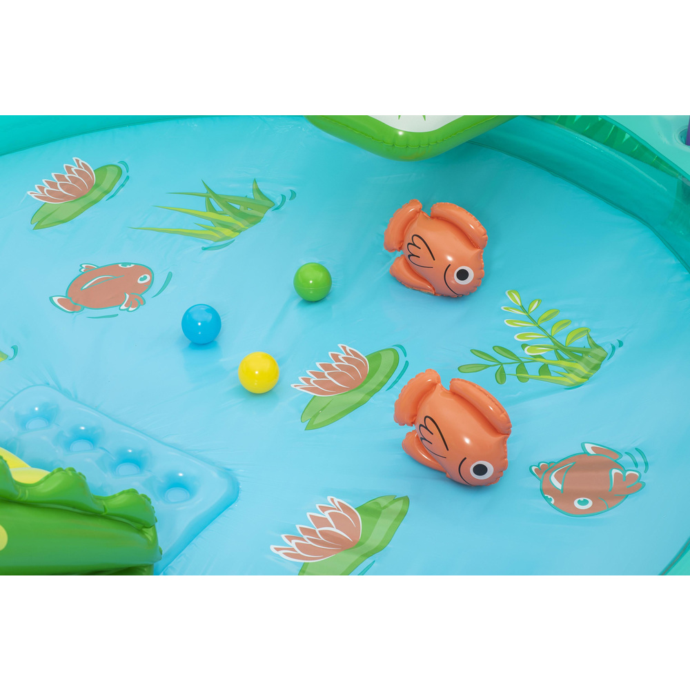 Bestway&reg; Wasserspielcenter Krokodil 224 x 181 x 72 cm image number 2