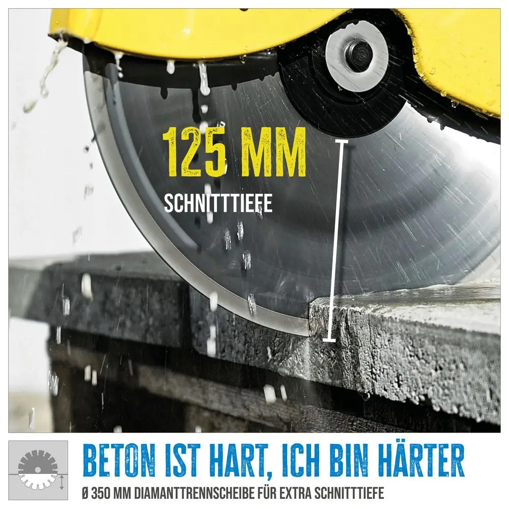 G&uuml;de&reg; Betontrennschneider GBTS 350.1 mit 3,9 PS image number 6