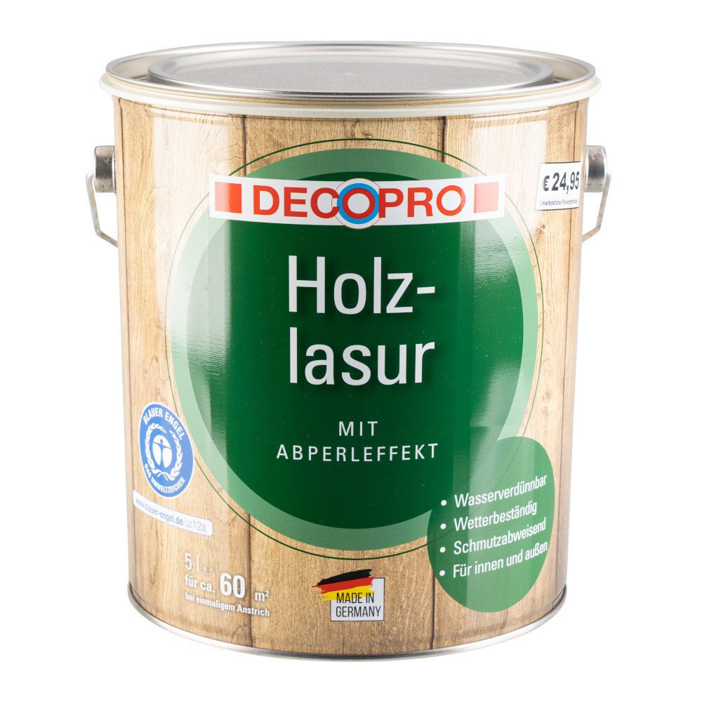 DECOPRO Holzlasur 5 Liter kiefer