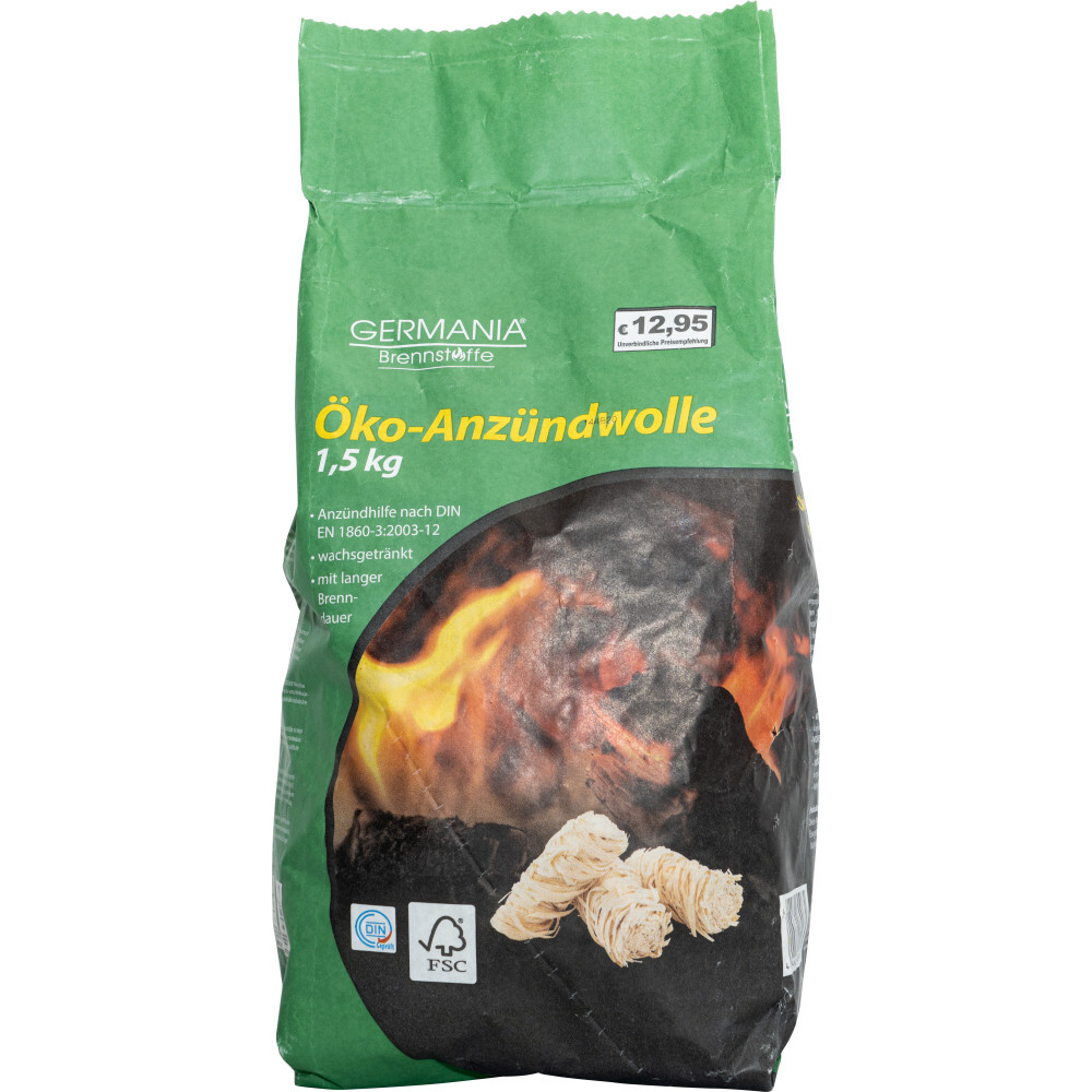 &Ouml;ko-Anz&uuml;ndwolle 1,5 kg Feueranz&uuml;nder