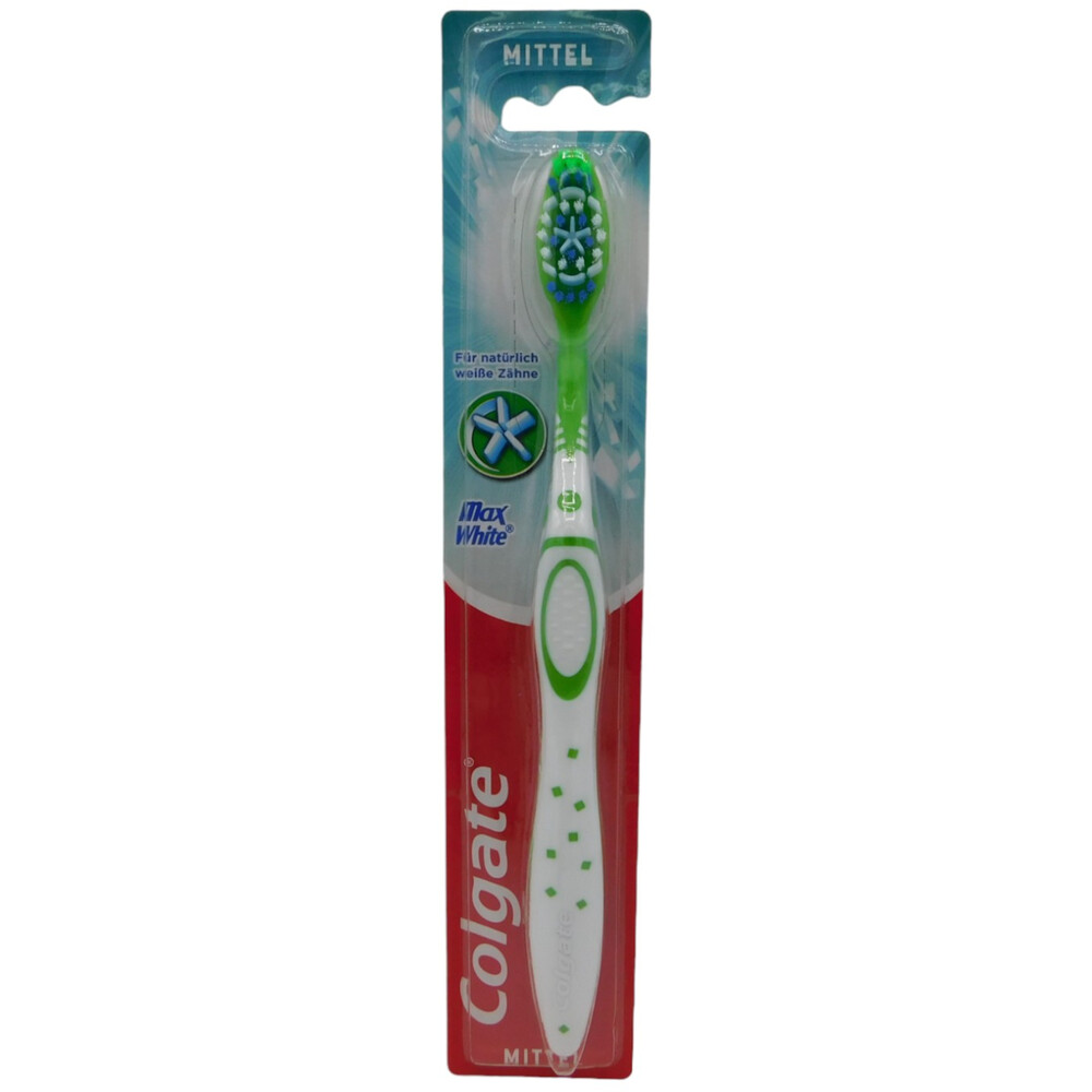 Colgate MaxWhite Zahnb&uuml;rste mittel wei&szlig;-gr&uuml;n