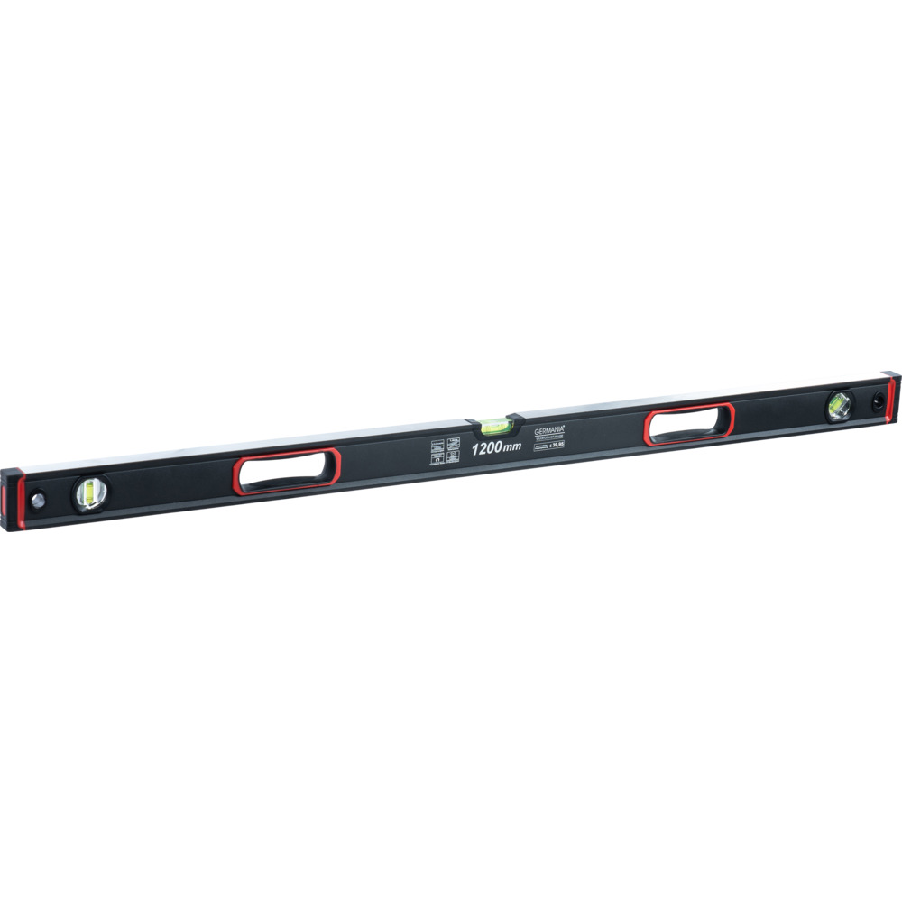 GERMANIA&reg; Wasserwaage schwarz 120 cm Aluminium