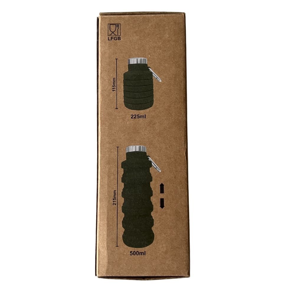 Trinkflasche 500 ml faltbar - 2-fach sortiert image number 3