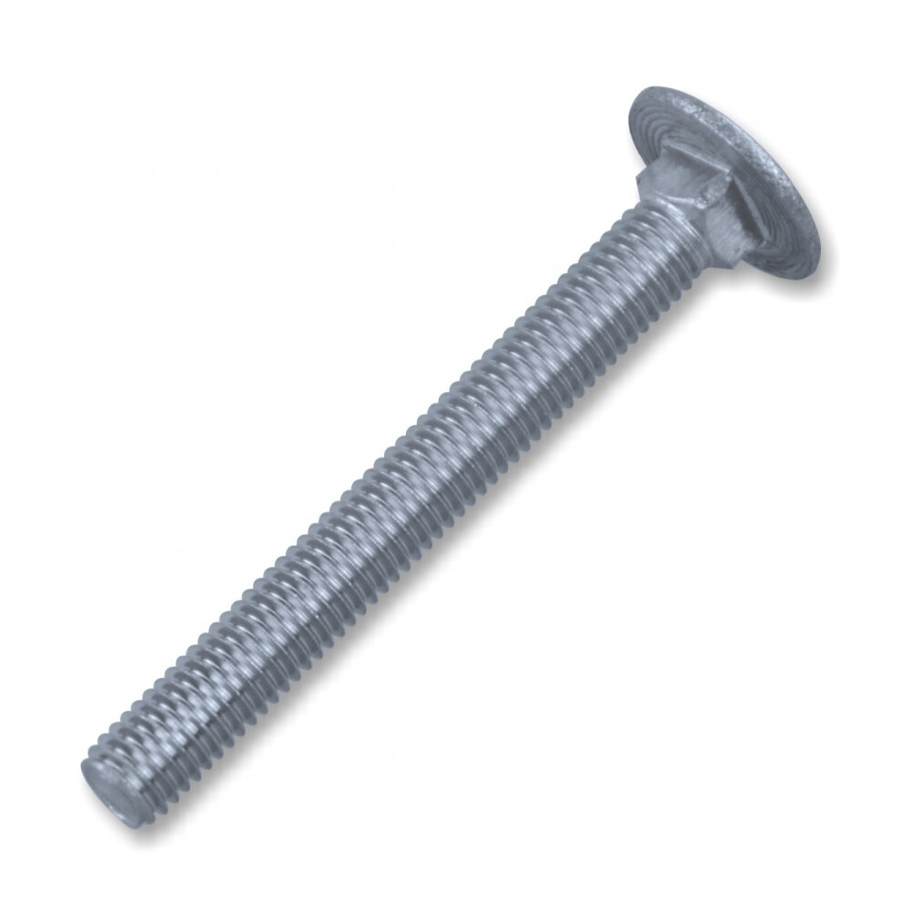 Schlossschraube 6,0x40mm M6 DIN603 Vierkantansatz A2 Edelstahl 6-kant Flachrundschraube