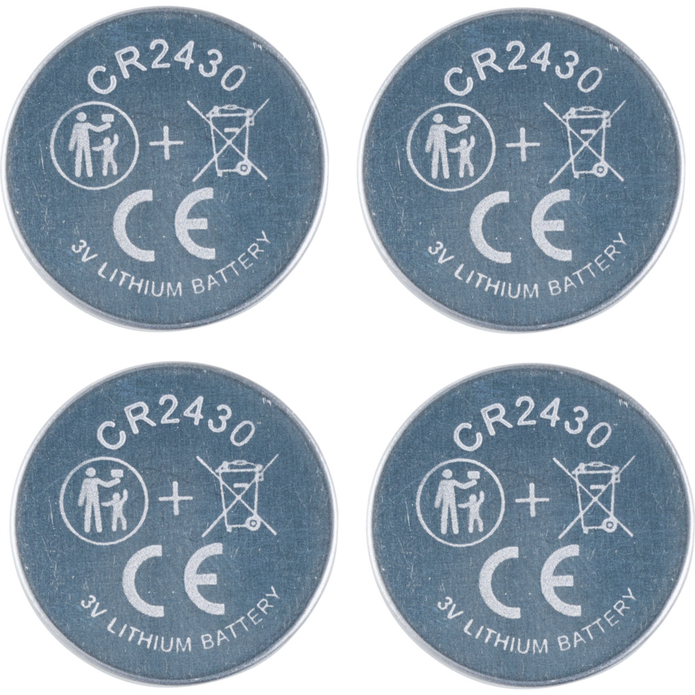 Knopfzelle Lithium CR2430 3V 4er Packung