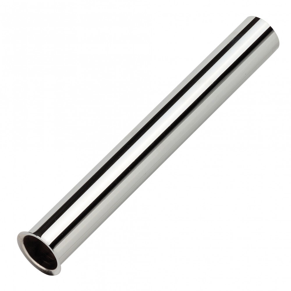 Tauchrohr Siphon 1 1/4" x 32 x 250 mm gerade aus verchromtem Metall