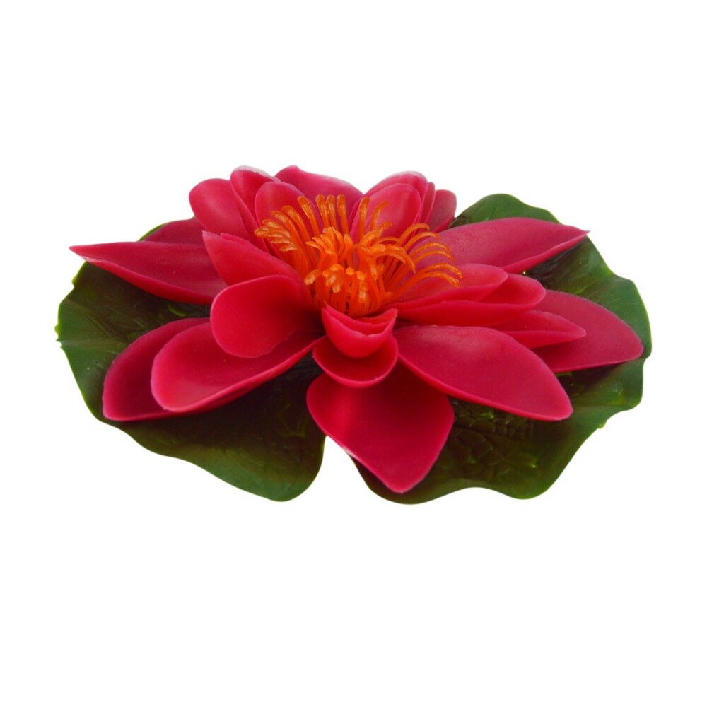 Gardena Seerose Kunststoff &Oslash;13 cm rot -B-Ware image number 0