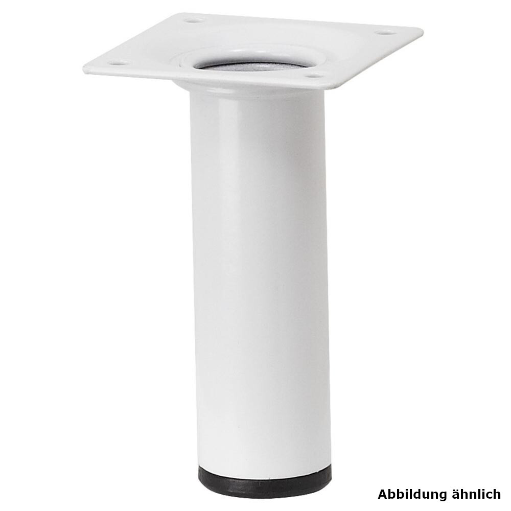 M&ouml;belfu&szlig; POP 400 x 30 mm rund in Wei&szlig;