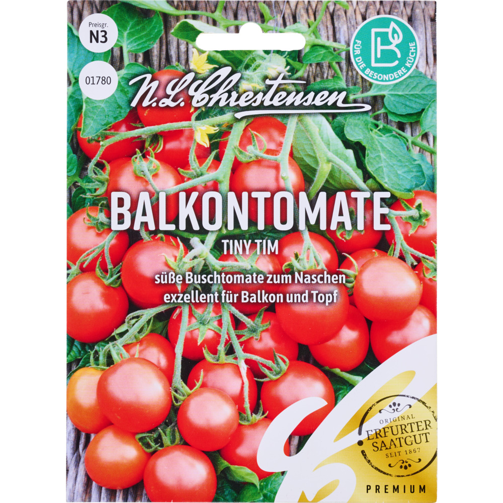 Saatgut Balkontomate Tiny Tim f&uuml;r ca. 30 Pflanzen