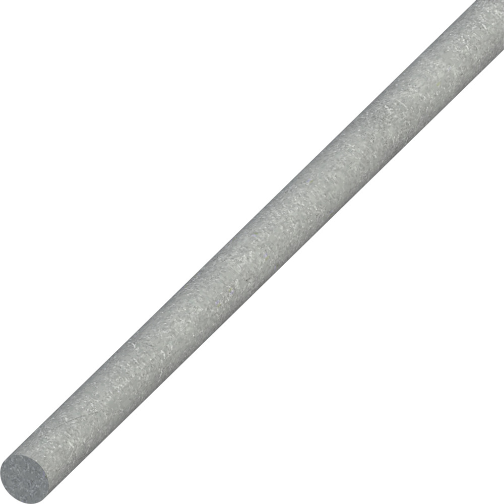 Rundstange Stahl gezogen 1000 x 4 mm grau