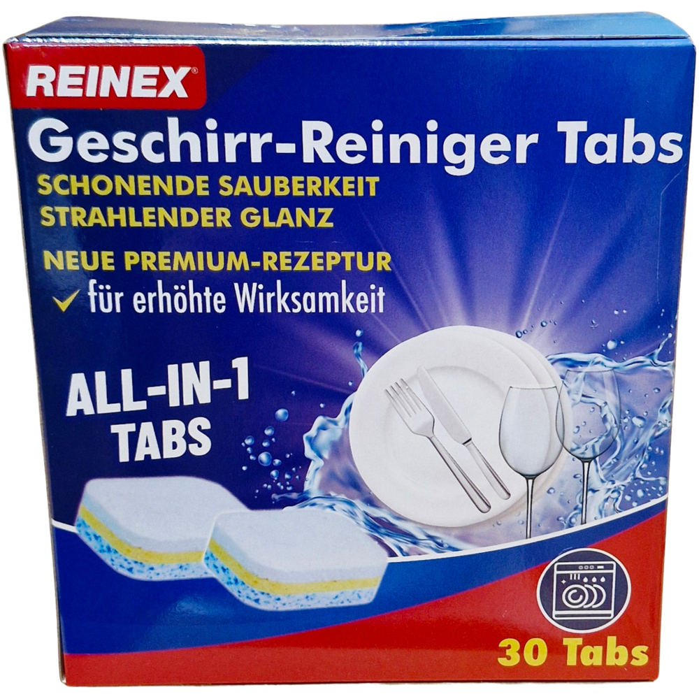 Reinex Geschirr Reiniger Tabs 7in1 30 St&uuml;ck