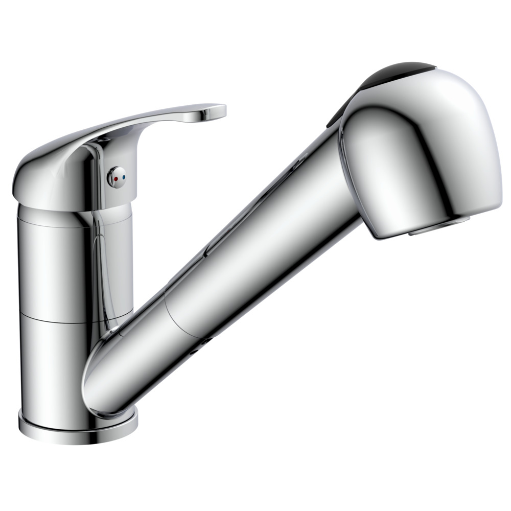 Sp&uuml;ltischarmatur Grande Vita Classic ausziehbar Stand 3/8" chrom