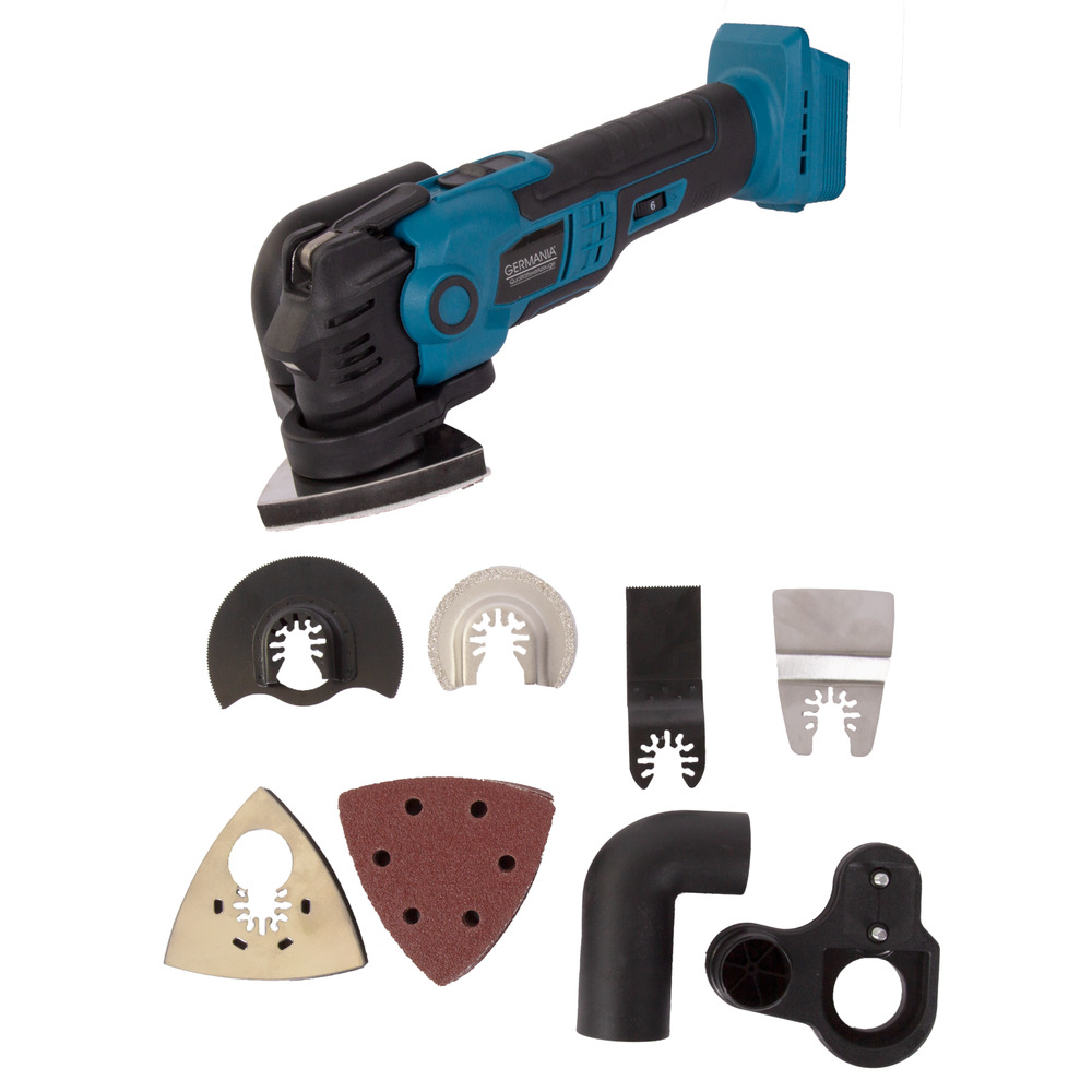 GERMANIA&reg; Plattform 2.0 Akku-Multitool 20 V mit Aufs&auml;tzen image number 1