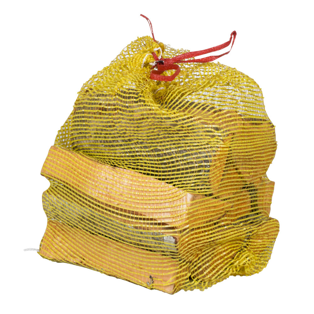 Kaminholz im Netz, abgepackt zu 17 dm&sup3;