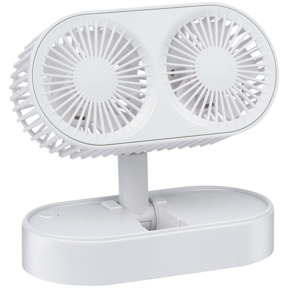 USB-Tischventilator 1200 mAh, wei&szlig;