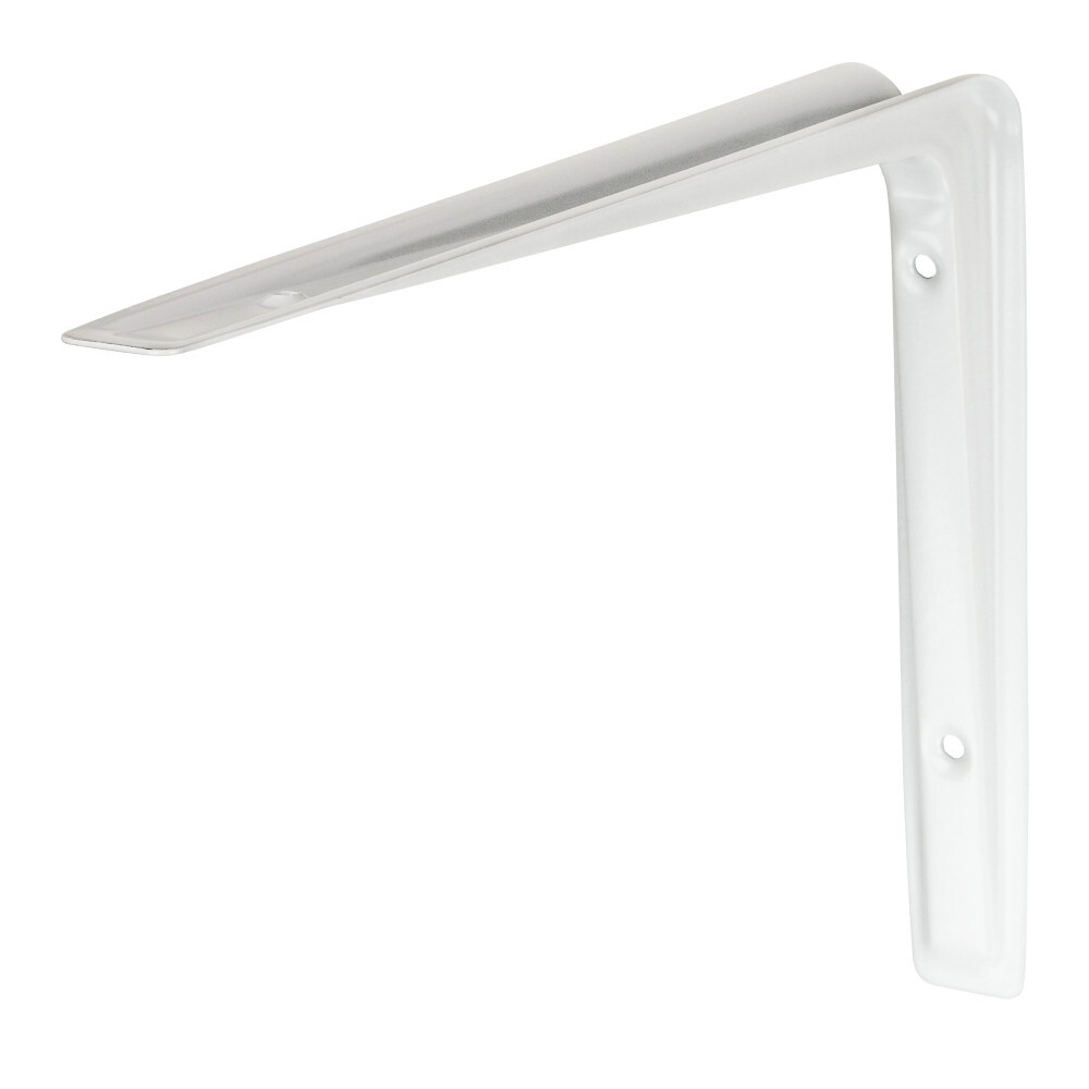 Konsole Altura 220 x 155 mm 16 kg aus Stahl, pulverbeschichtet in Wei&szlig;
