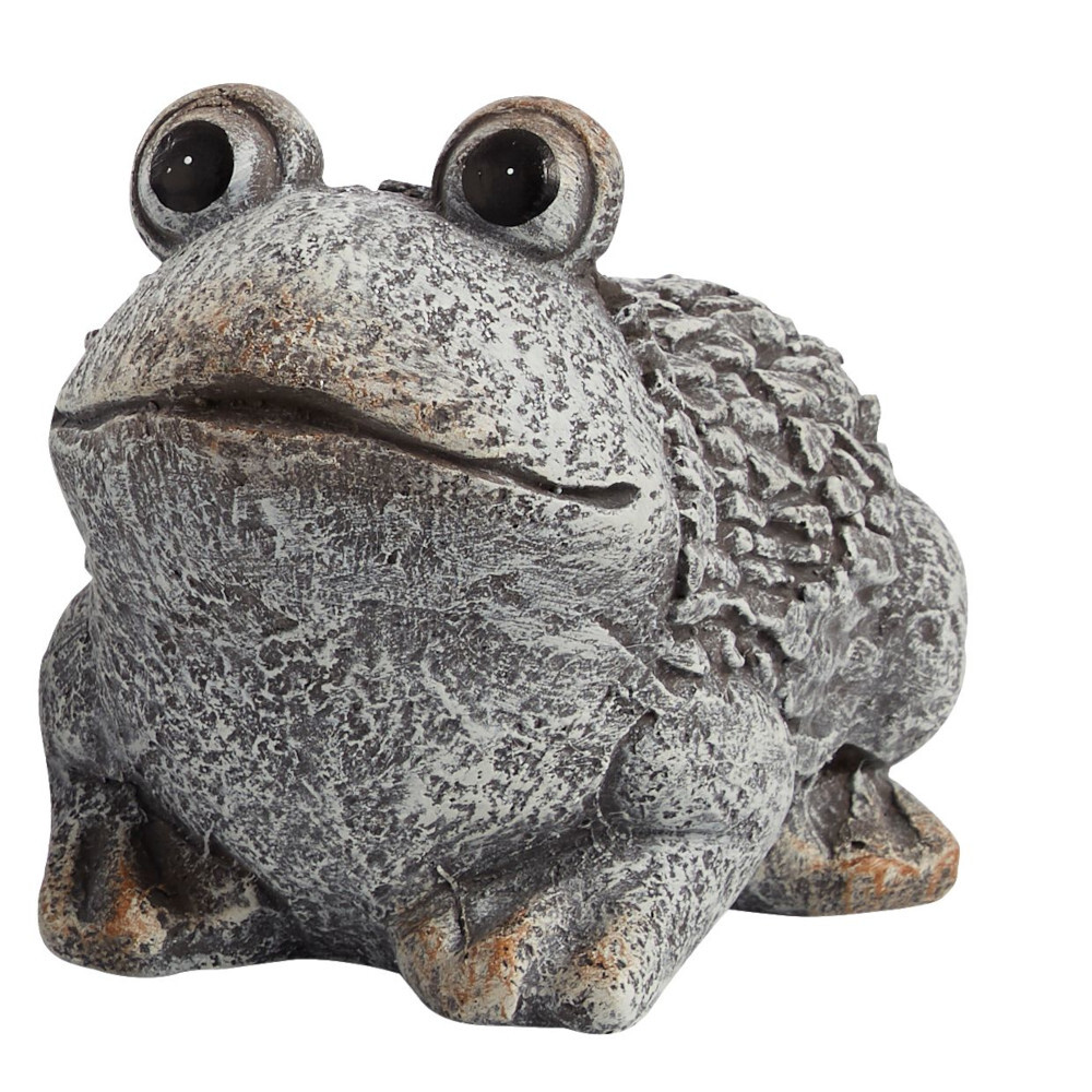 Deko-Steinfigur Frosch aus Magnesiumoxid