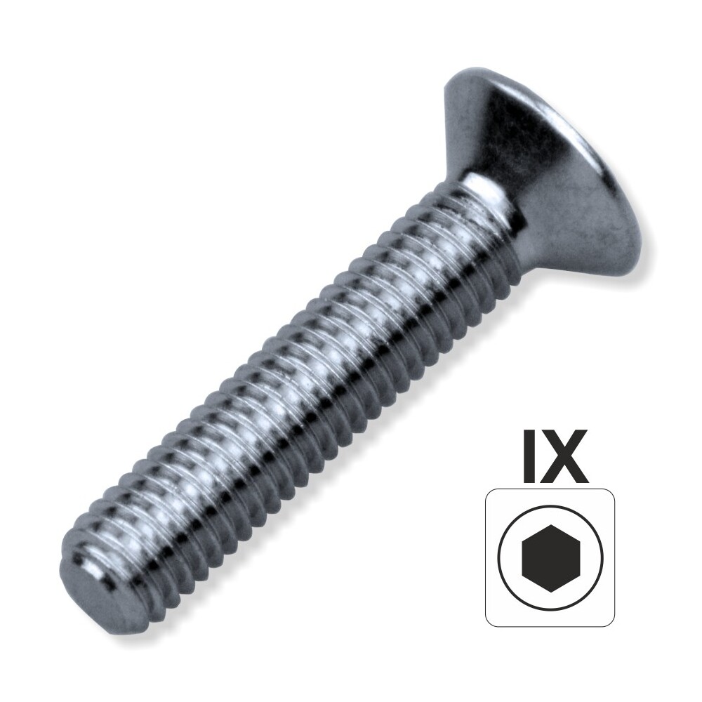 Senkkopfschraube 6x16 mm IX M6